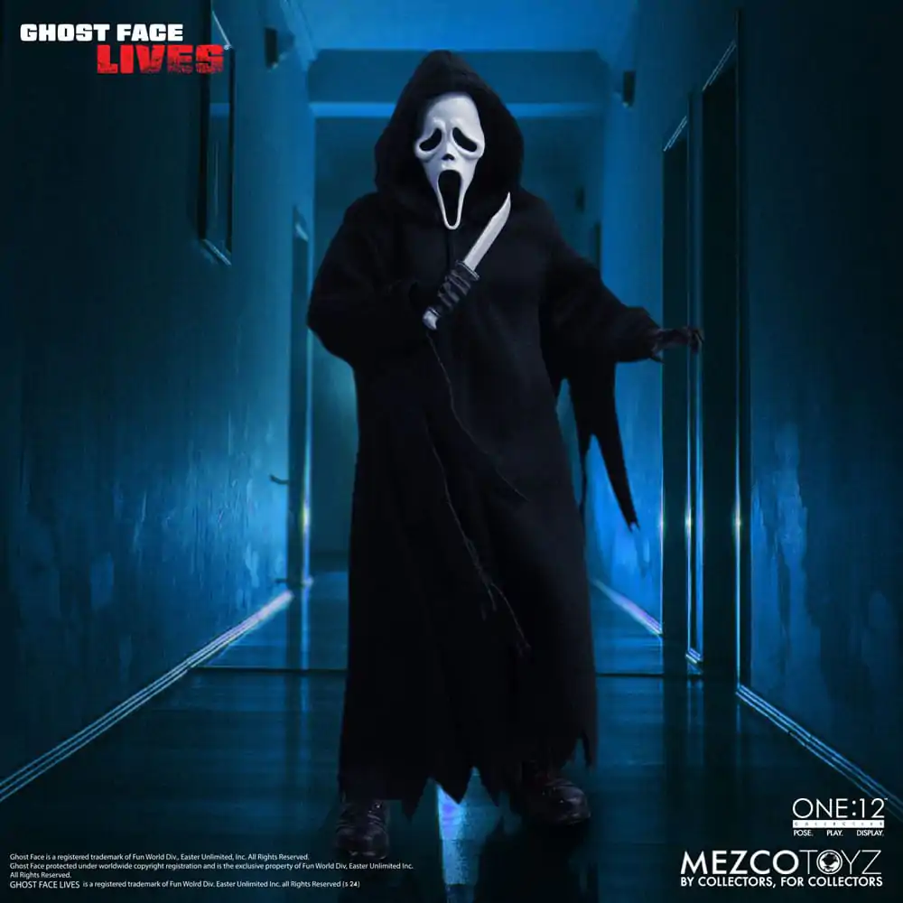 Scream Actionfigur 1/12 Ghost Face 16 cm termékfotó