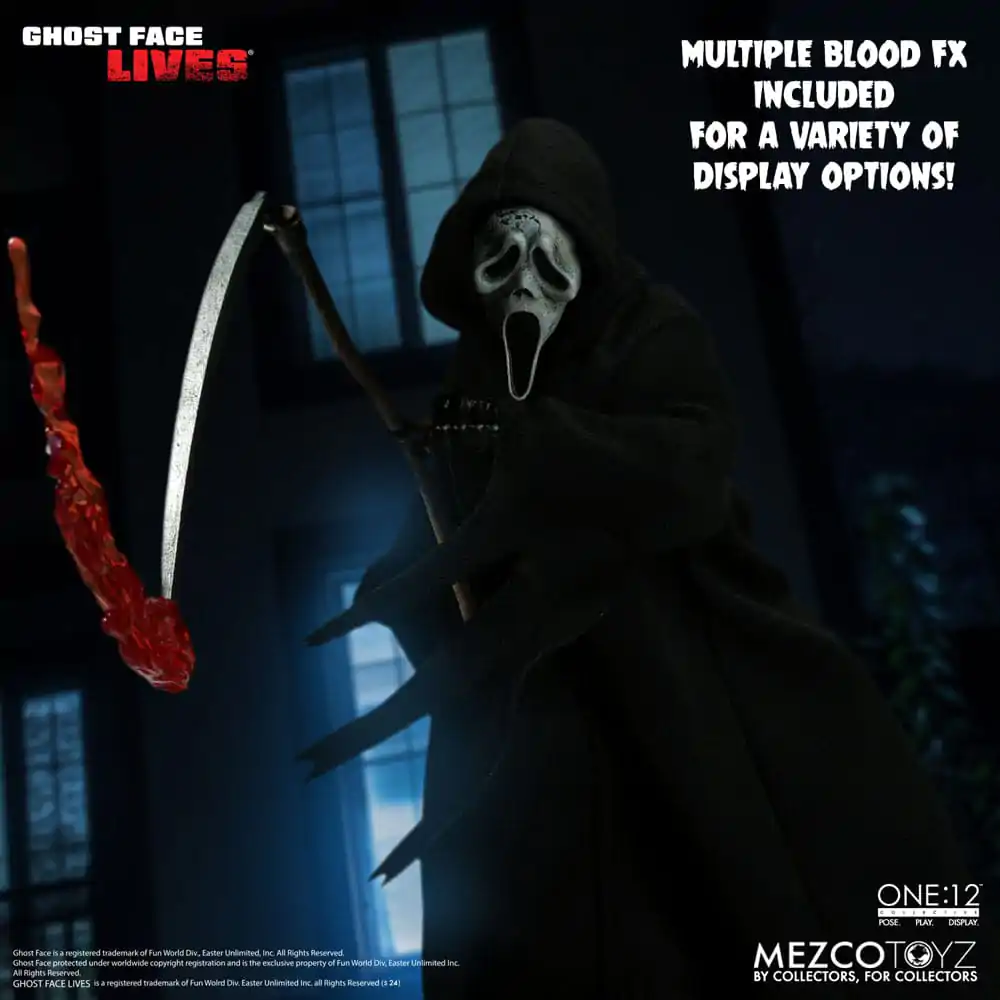 Scream Actionfigur 1/12 Ghost Face 16 cm termékfotó