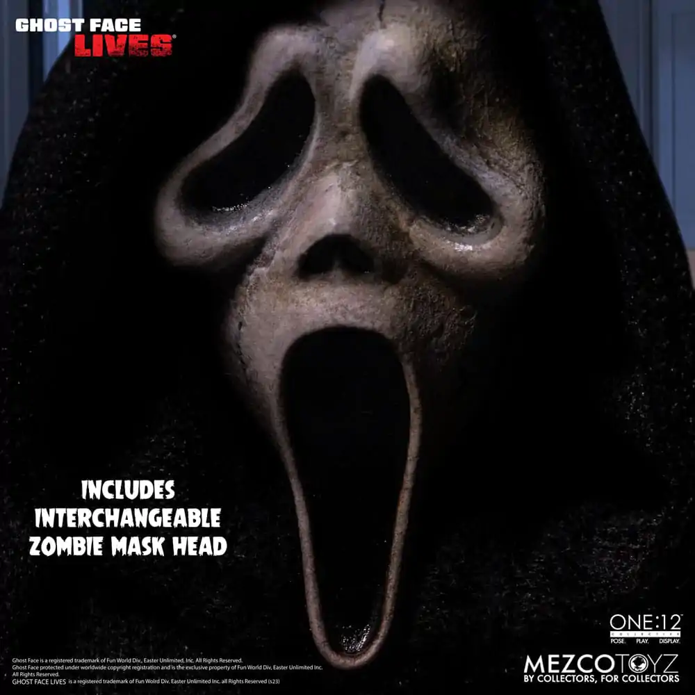 Scream Actionfigur 1/12 Ghost Face 16 cm termékfotó