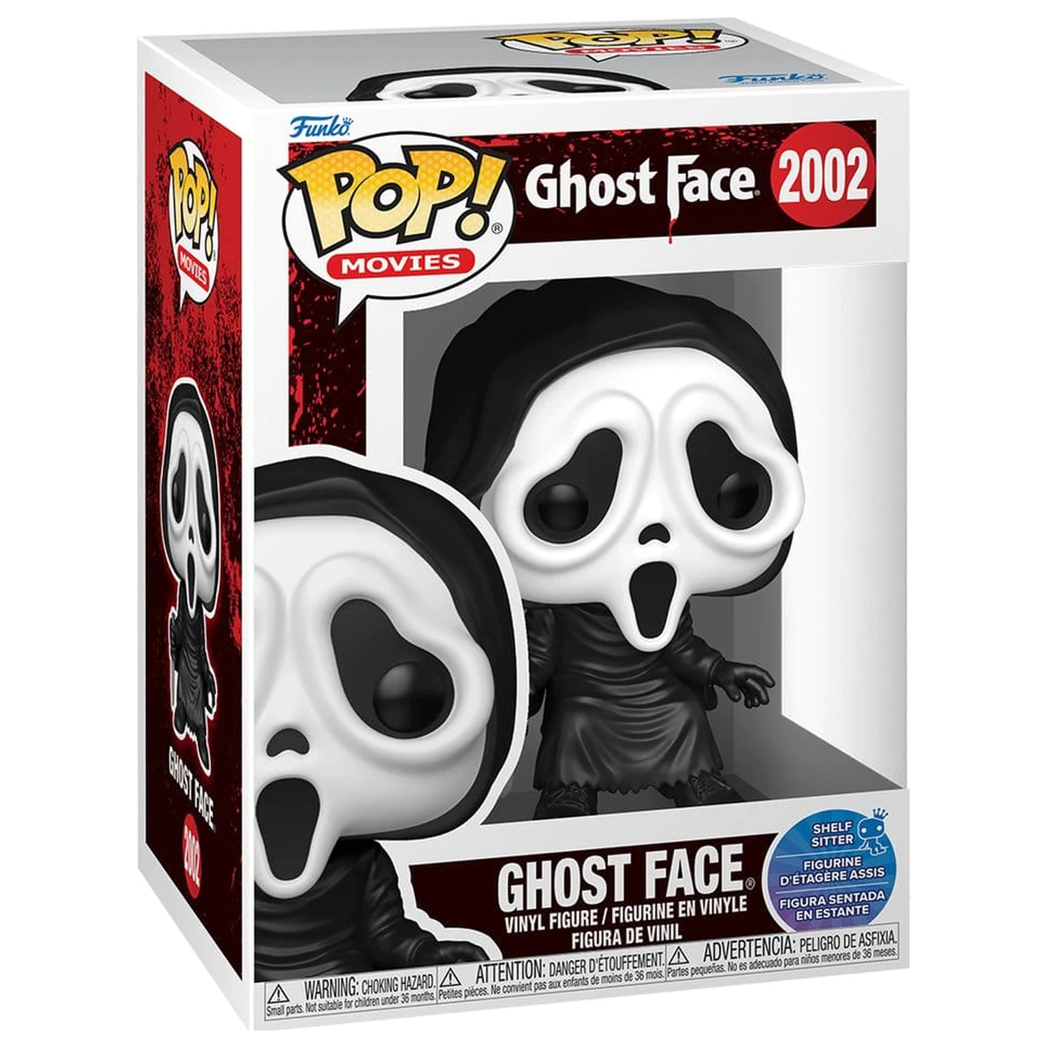 Scream Funko POP! Movies Vinyl Figur Ghost Face (Sit) 9 cm Produktfoto
