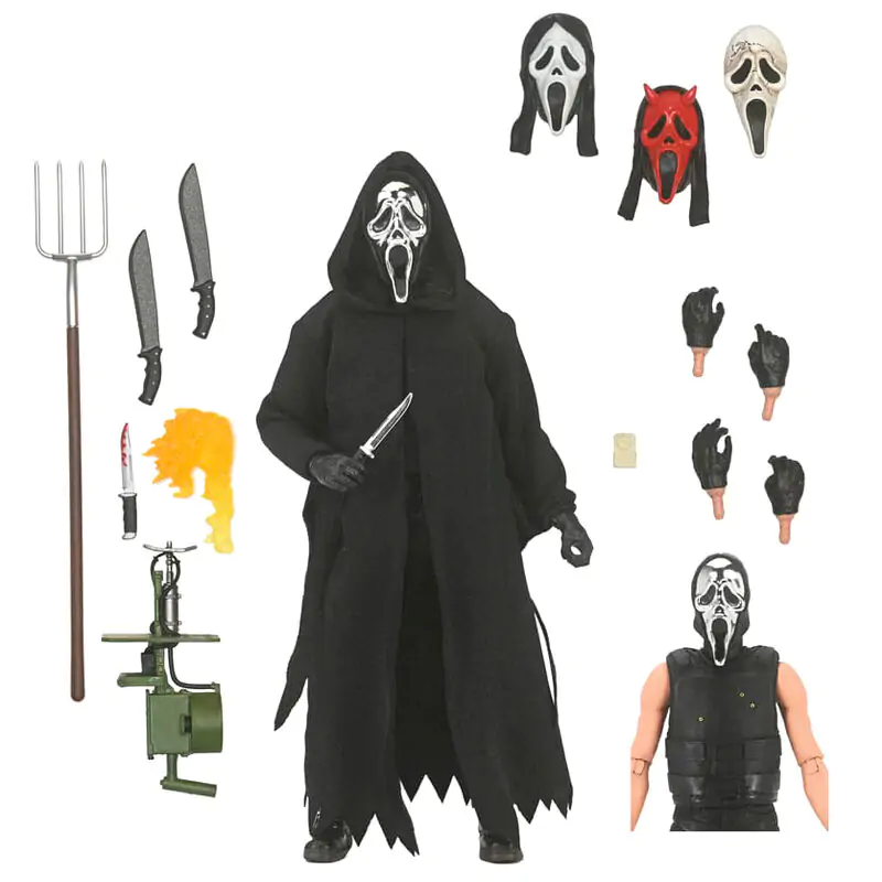 Scream Ghost Face Inferno Ultimate Figur 18cm termékfotó