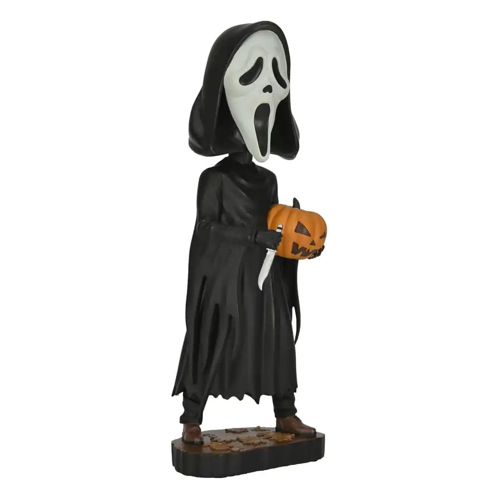Scream Head Knocker Wackelkopf-Figur Ghost Face with Pumpkin 20 cm Produktfoto