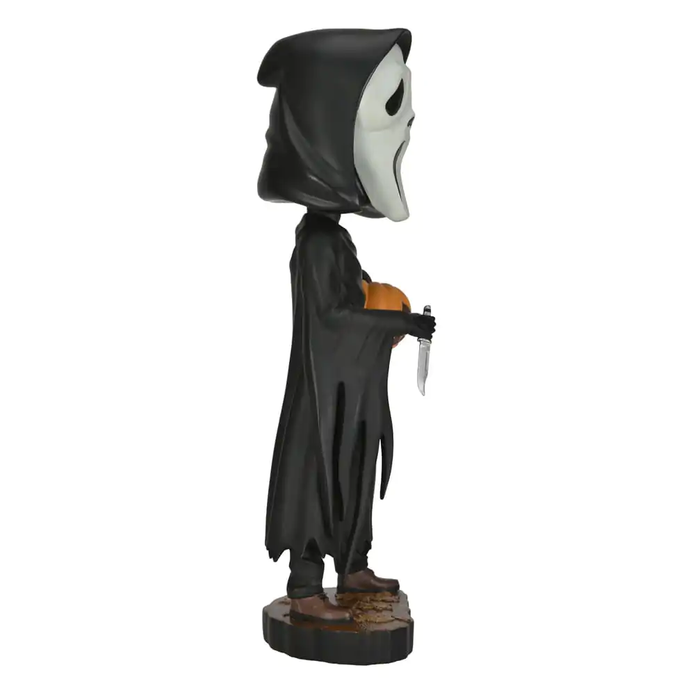 Scream Head Knocker Wackelkopf-Figur Ghost Face with Pumpkin 20 cm Produktfoto