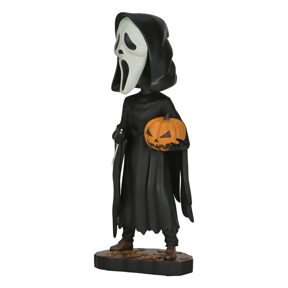 Scream Head Knocker Wackelkopf-Figur Ghost Face with Pumpkin 20 cm Produktfoto