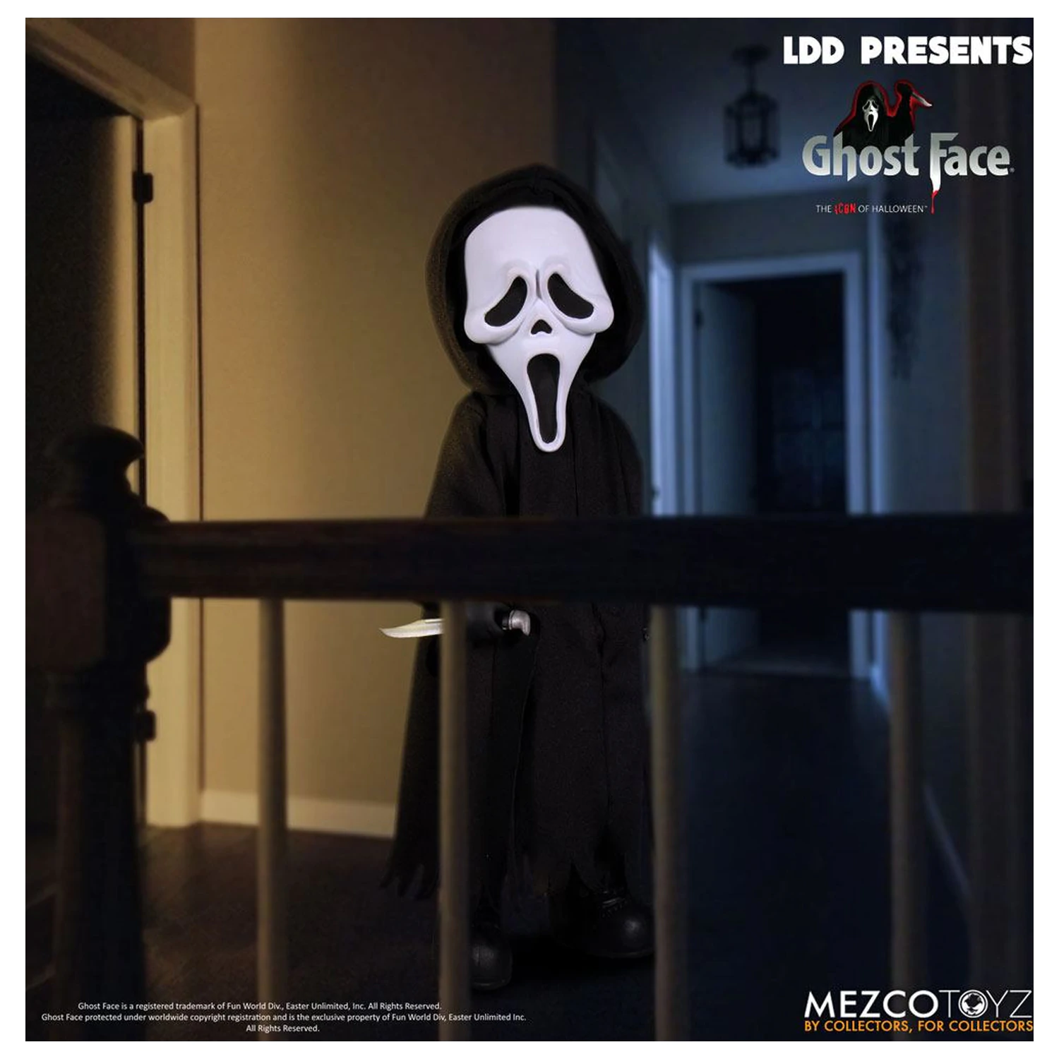 Scream Living Dead Dolls Puppe Ghost Face 25 cm Produktfoto