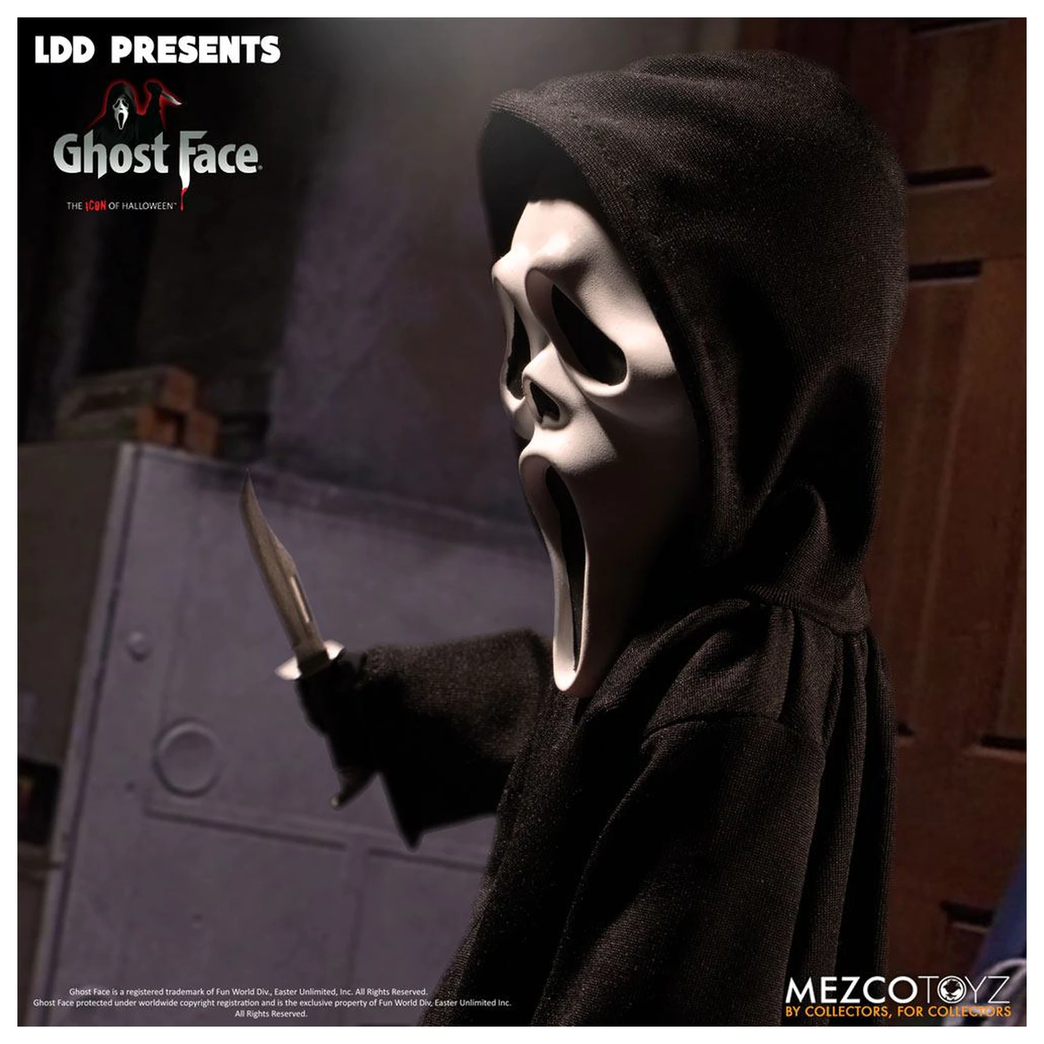 Scream Living Dead Dolls Puppe Ghost Face 25 cm Produktfoto