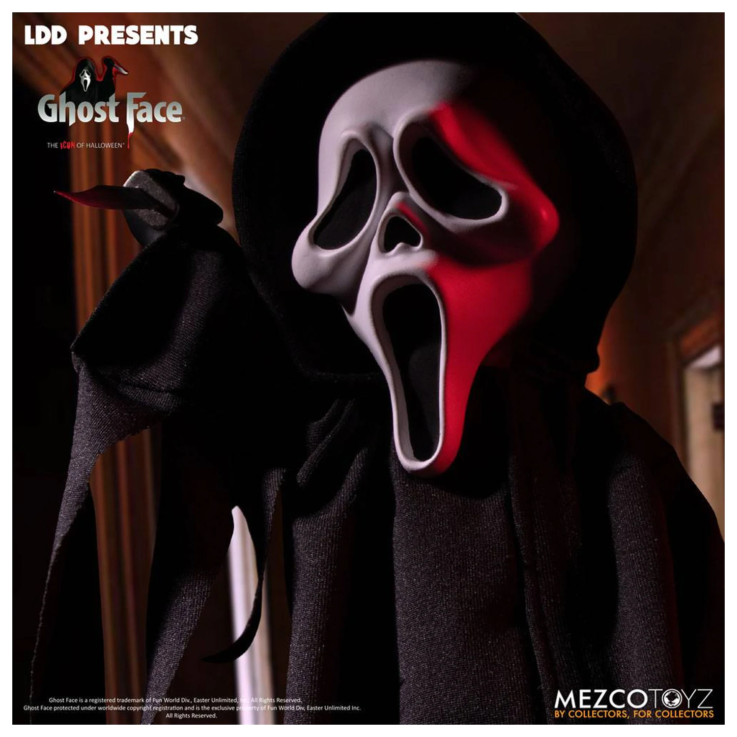 Scream Living Dead Dolls Puppe Ghost Face 25 cm Produktfoto