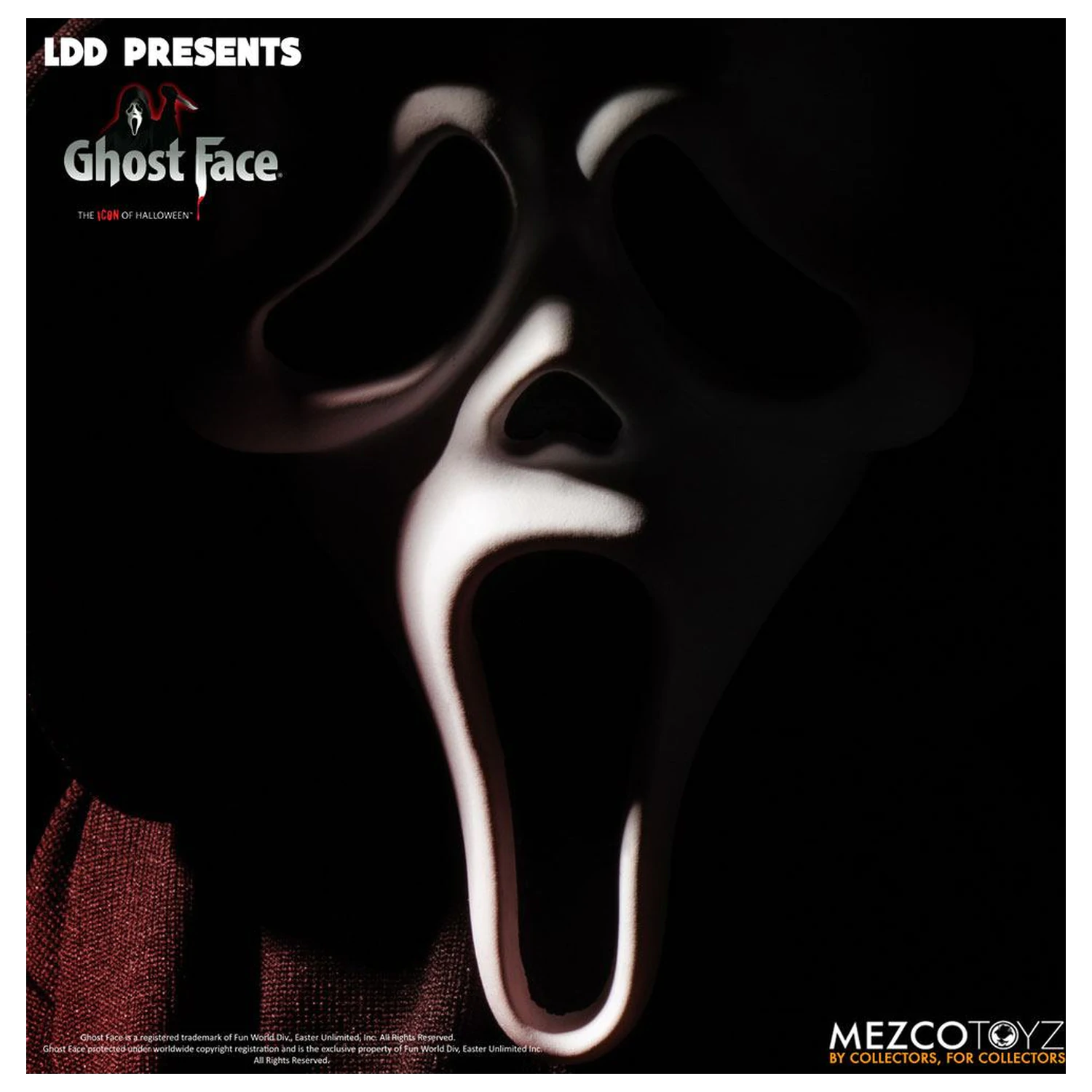 Scream Living Dead Dolls Puppe Ghost Face 25 cm Produktfoto