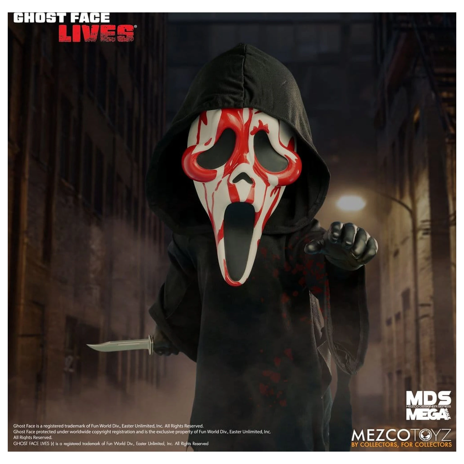 Scream MDS Roto Plüschtier Bloody Ghost Face 38 cm Produktfoto
