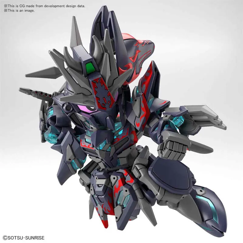 SD Gundam World Heroes Sasuke Delta Gundam Modellbausatz Figur Produktfoto