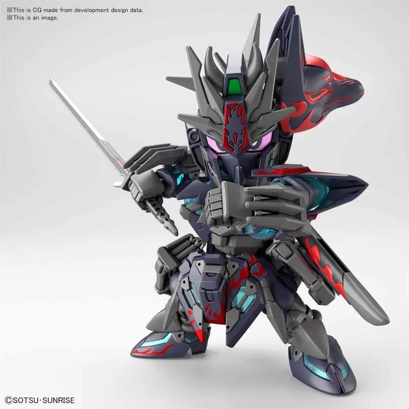 SD Gundam World Heroes Sasuke Delta Gundam Modellbausatz Figur Produktfoto