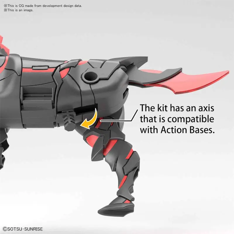 SD Gundam World Heroes War Horse Modellbausatz Figur Produktfoto