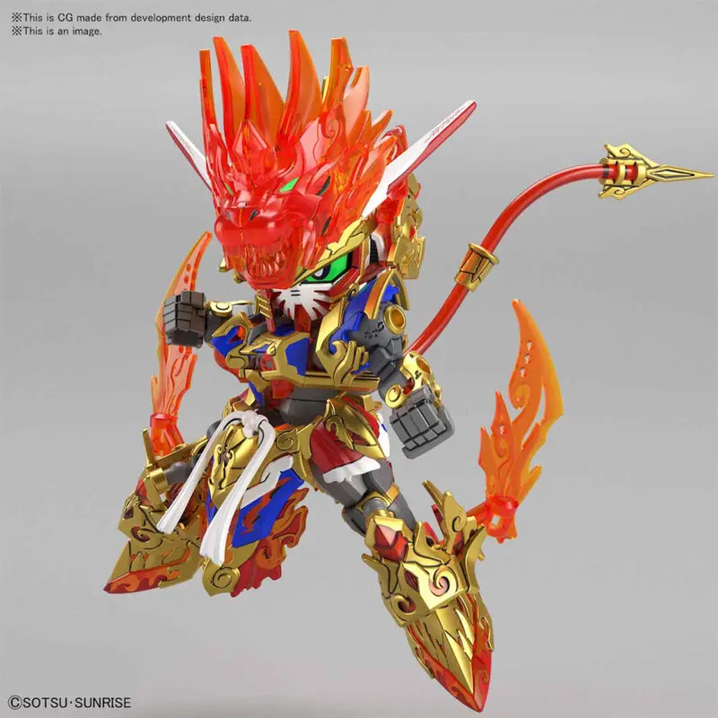 SD Gundam World Heroes Wukong Impulse Gundam Modellbausatz Figur Produktfoto