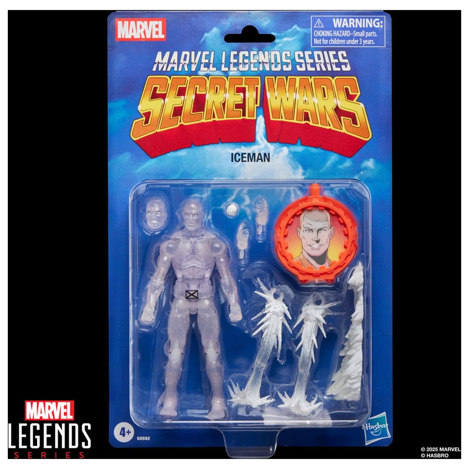 Secret Wars Marvel Legends Retro Action Figur Iceman 15 cm Produktfoto