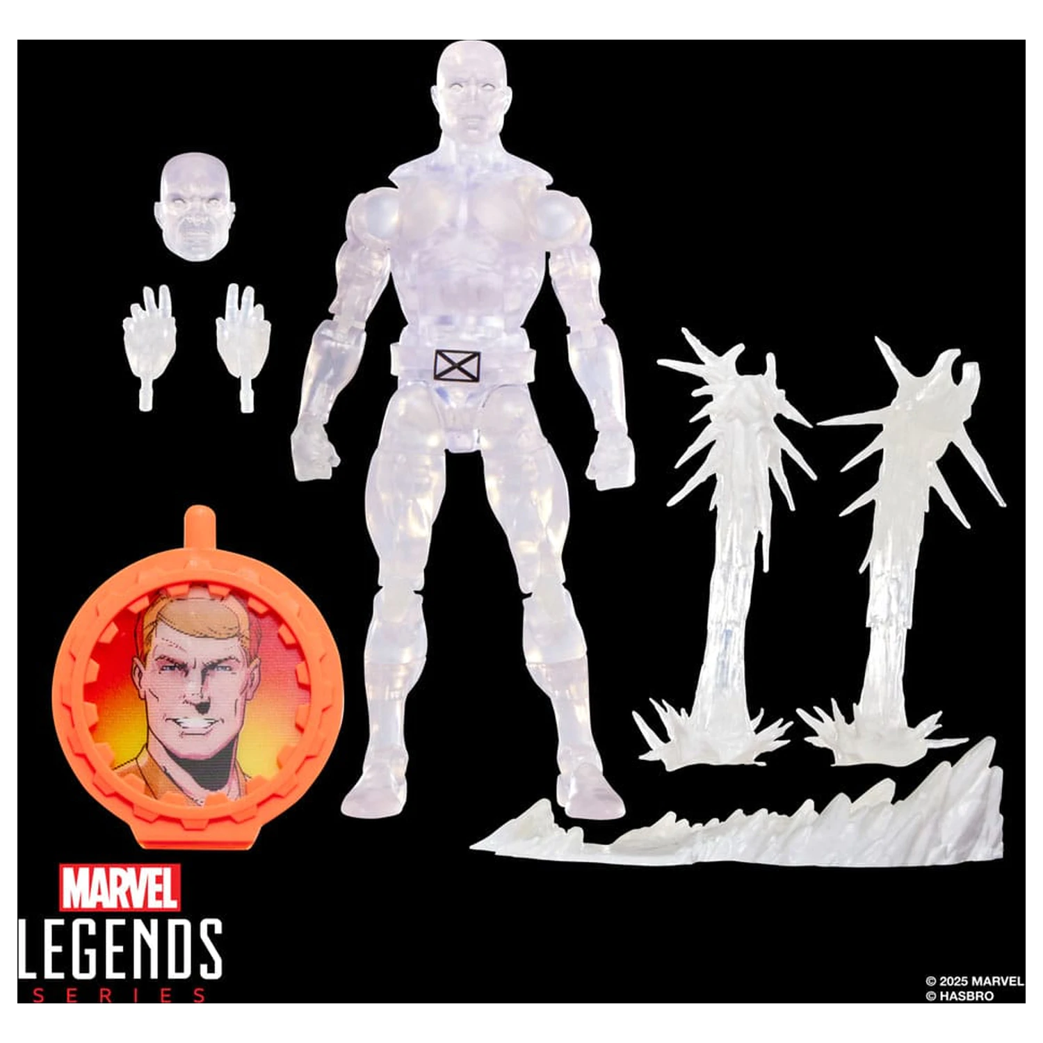 Secret Wars Marvel Legends Retro Action Figur Iceman 15 cm Produktfoto