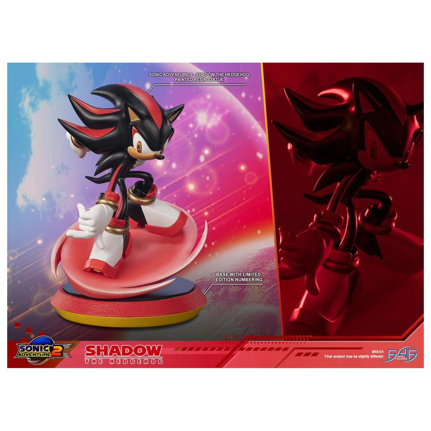 SEGA Resin Statue Shadow the Hedgehog 25 cm Produktfoto