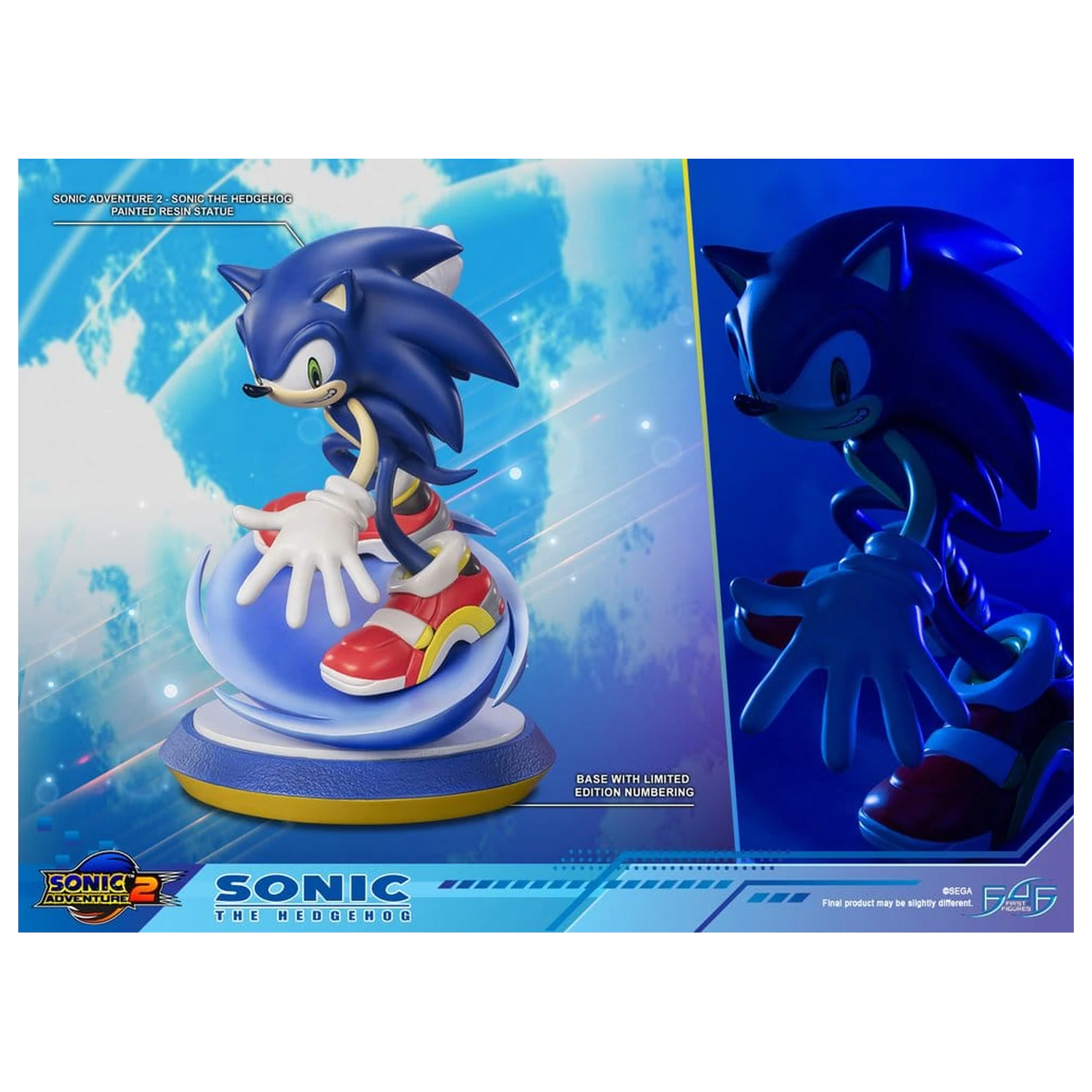 SEGA Harz Statue Sonic the Hedgehog 24.5 cm Produktfoto