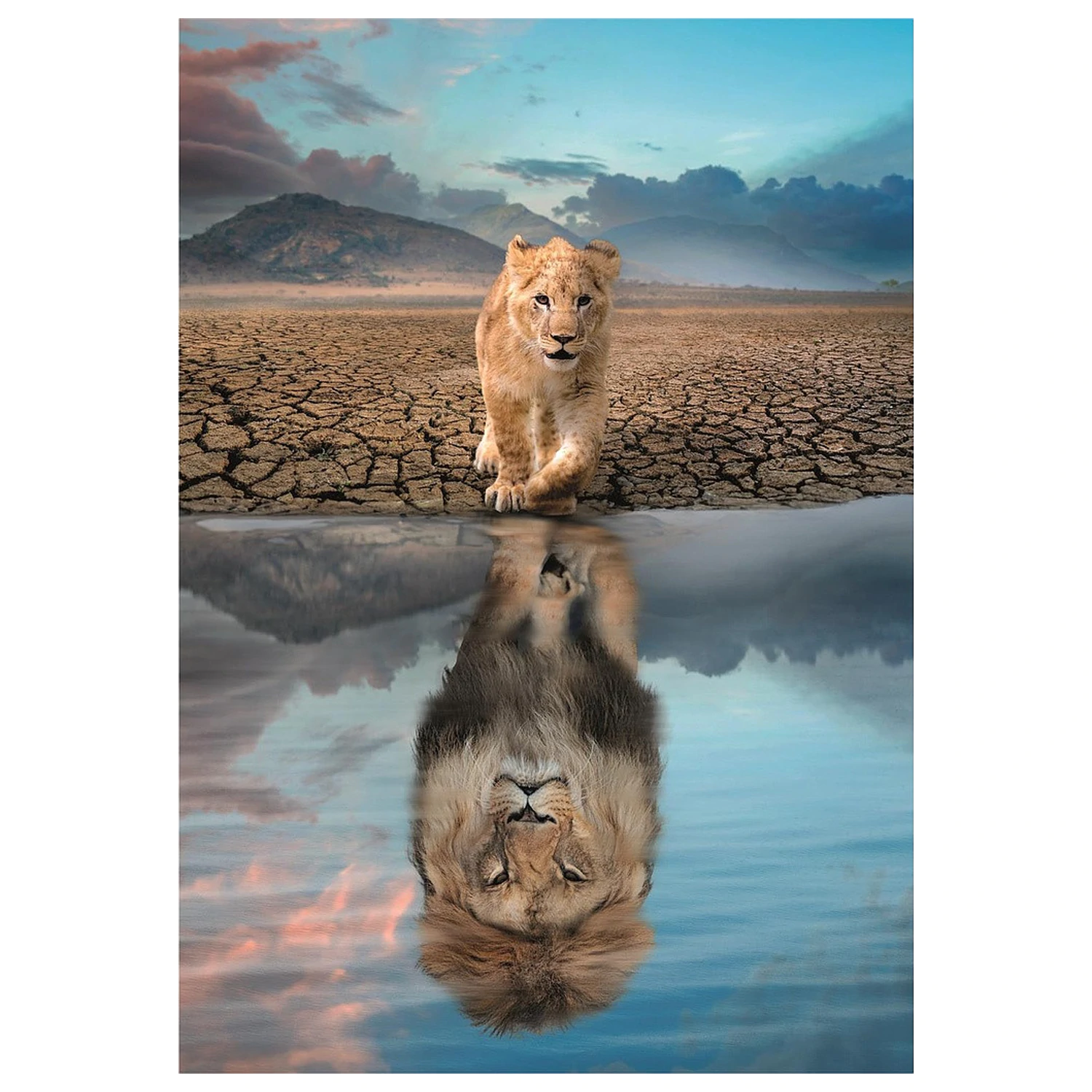 Self Reflection 300 Teile Puzzle Clementoni Produktfoto