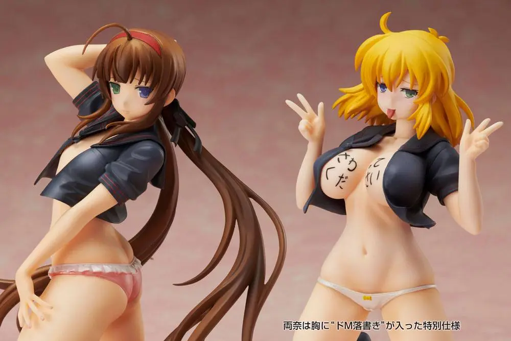 Senran Kagura NewWave Gburst PVC Statuen 1/10 Ryobi x Ryona Bare Body Sailor Uniform Ver. 19 cm termékfotó