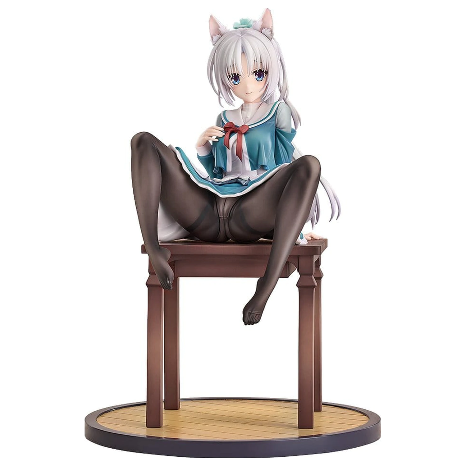 SenrenBanka PVC Figur 1/7 Yoshino Asatake Animal Ears School Uniform Ver. 21 cm Produktfoto