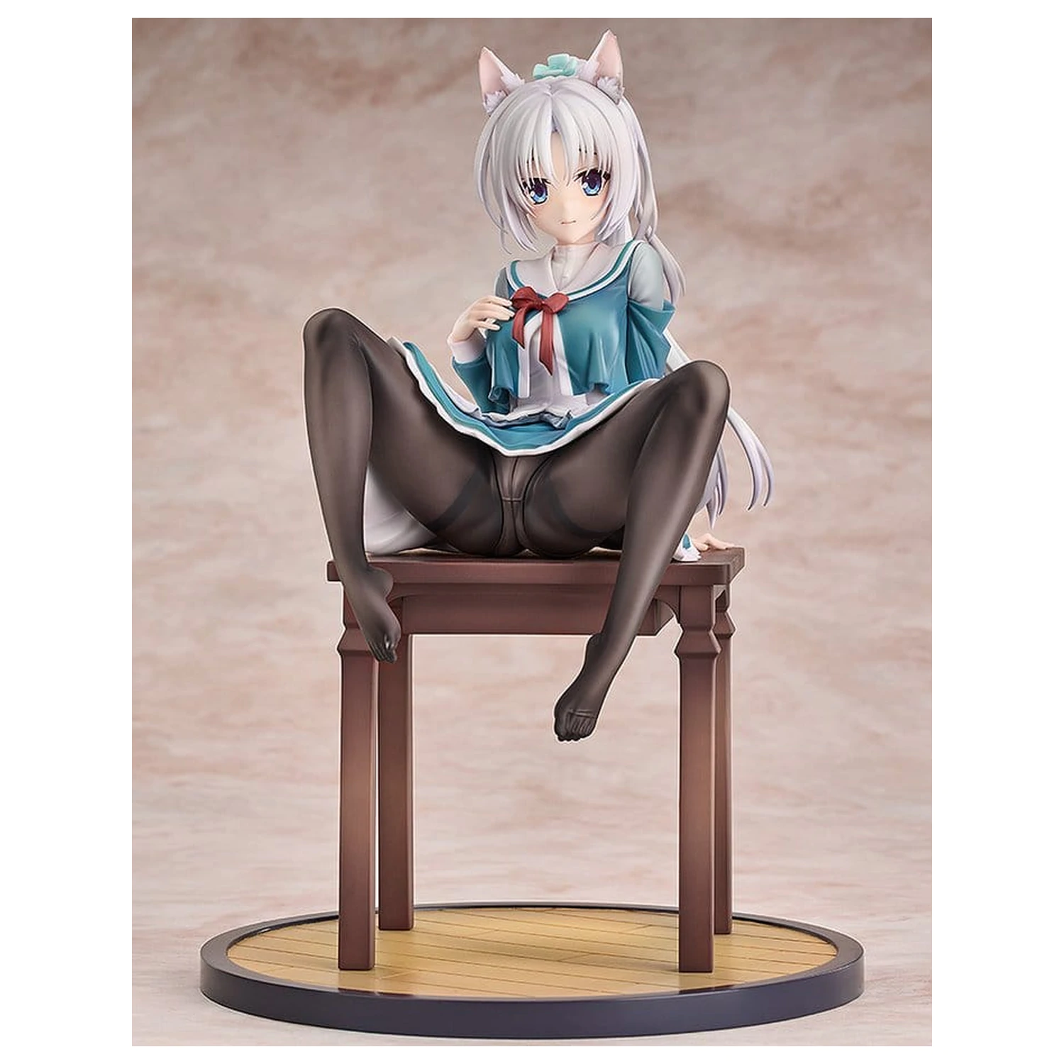 SenrenBanka PVC Figur 1/7 Yoshino Asatake Animal Ears School Uniform Ver. 21 cm Produktfoto