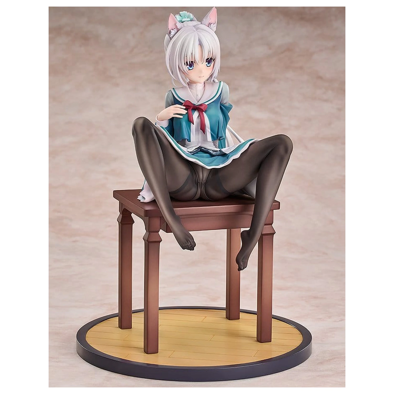 SenrenBanka PVC Figur 1/7 Yoshino Asatake Animal Ears School Uniform Ver. 21 cm Produktfoto