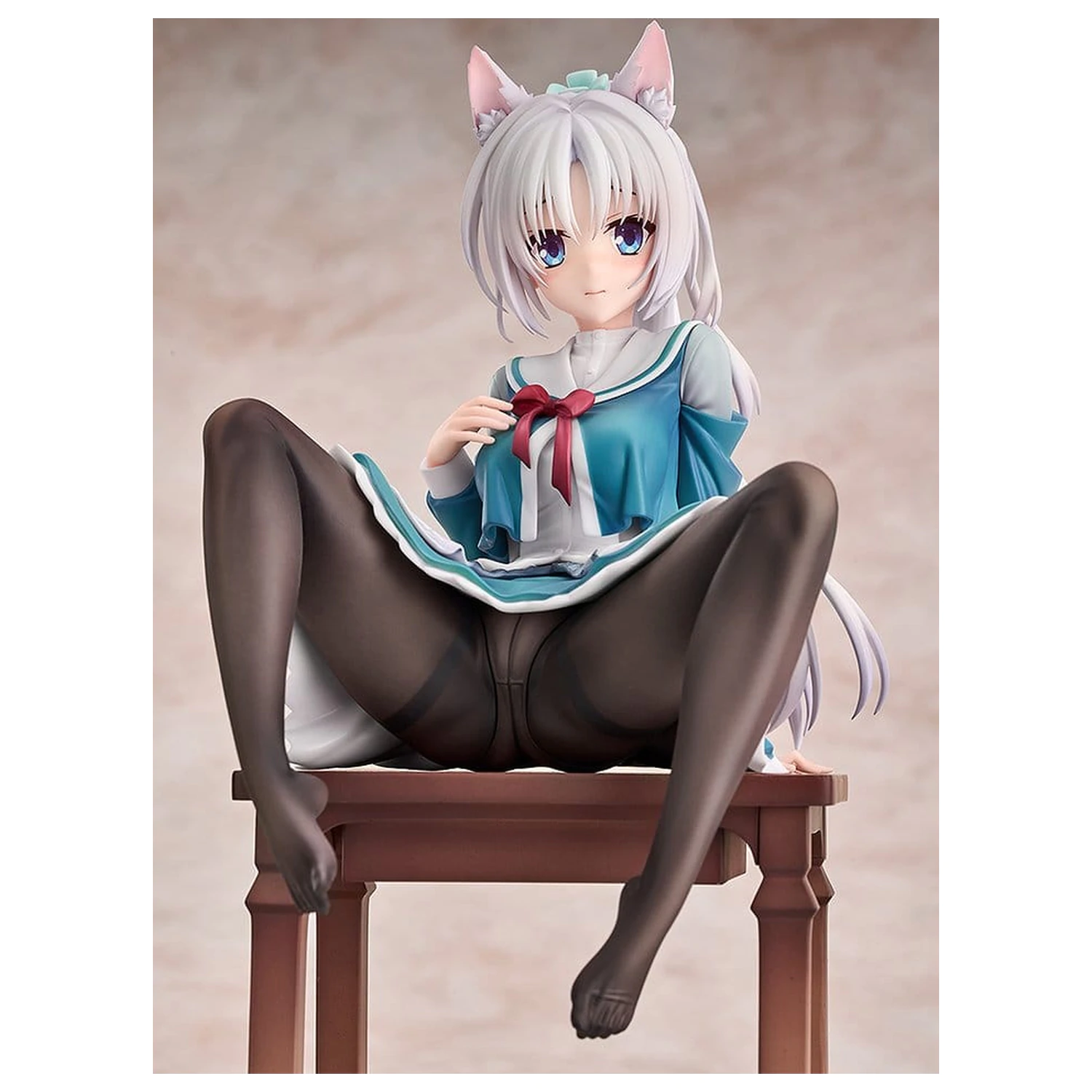 SenrenBanka PVC Figur 1/7 Yoshino Asatake Animal Ears School Uniform Ver. 21 cm Produktfoto