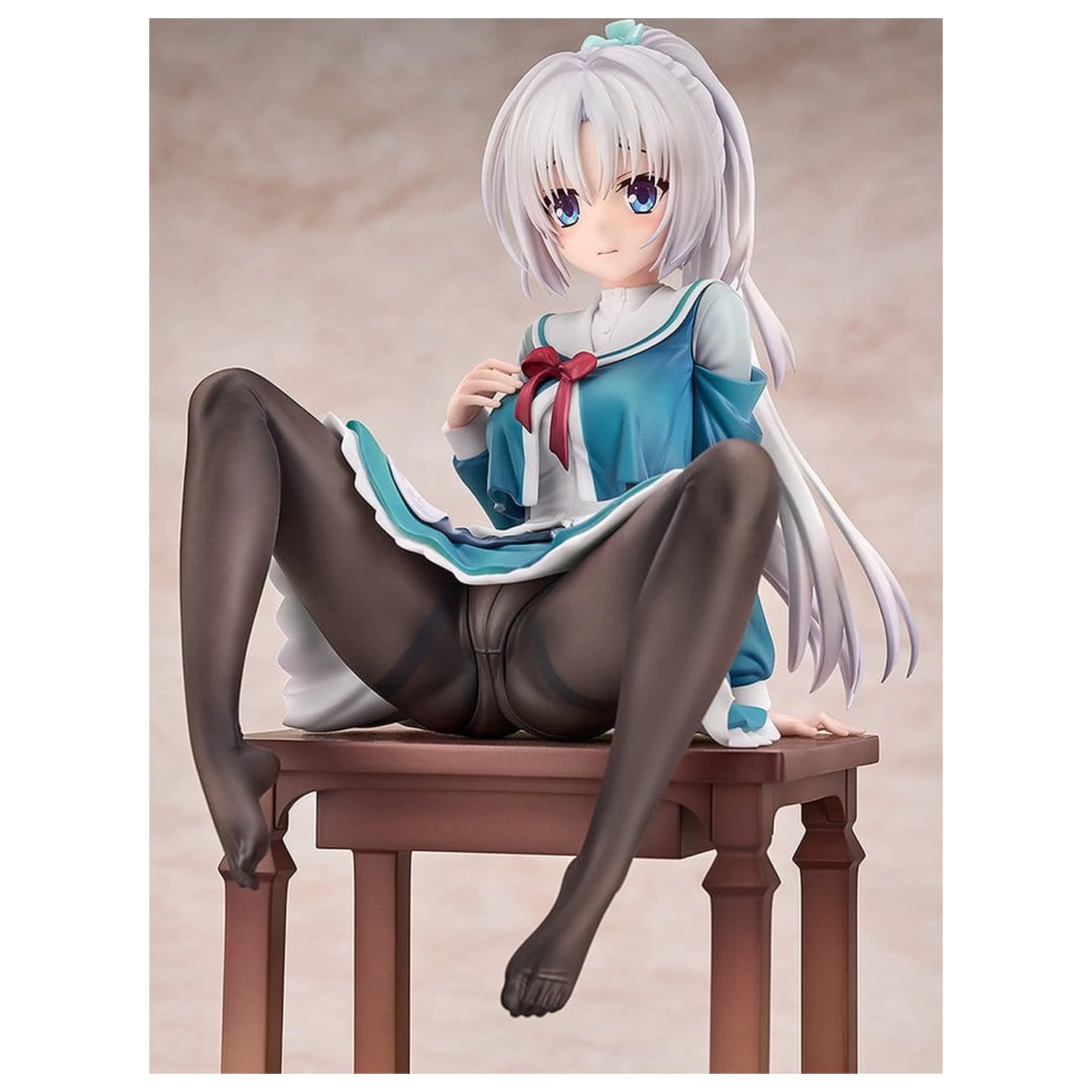 SenrenBanka PVC Figur 1/7 Yoshino Asatake Animal Ears School Uniform Ver. 21 cm Produktfoto