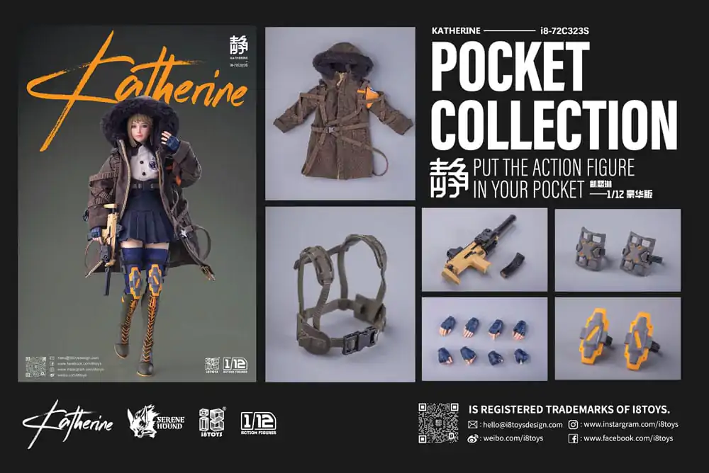 Serene Hound Pocket Collection Actionfigur 1/12 Katherine Deluxe Ver. 15 cm Produktfoto