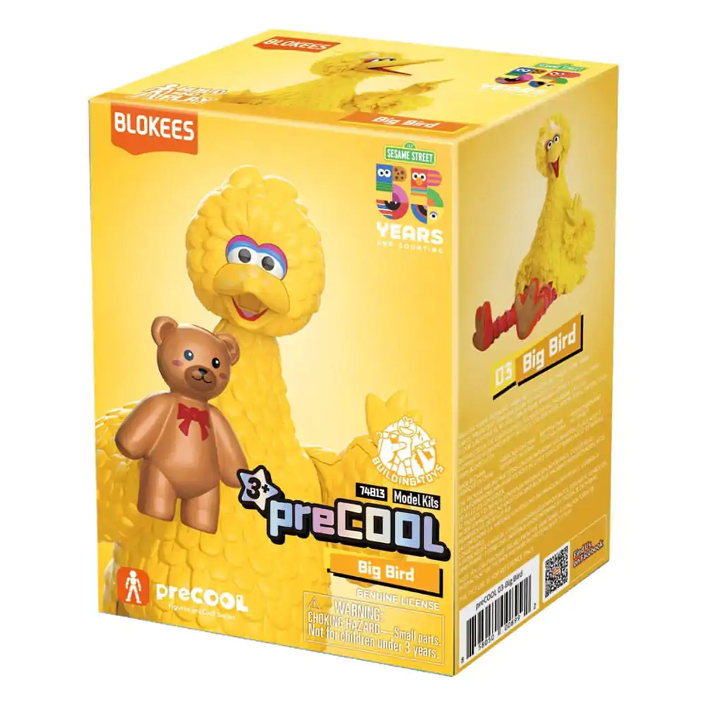 Sesame Street Blokees PreCool Serie 1 Plastikmodellbausatz 03 Big Bird 15 cm Produktfoto