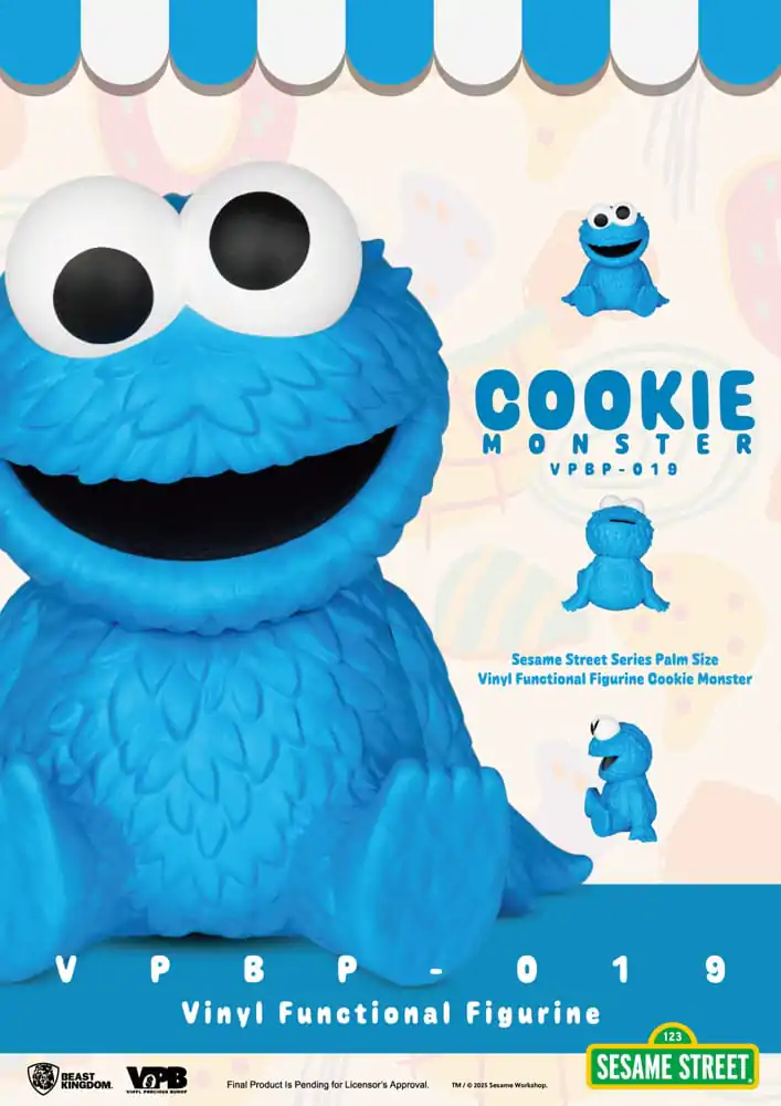Sesame Street Piggy Vinyl Spardose Cookie Monster 12 cm Produktfoto