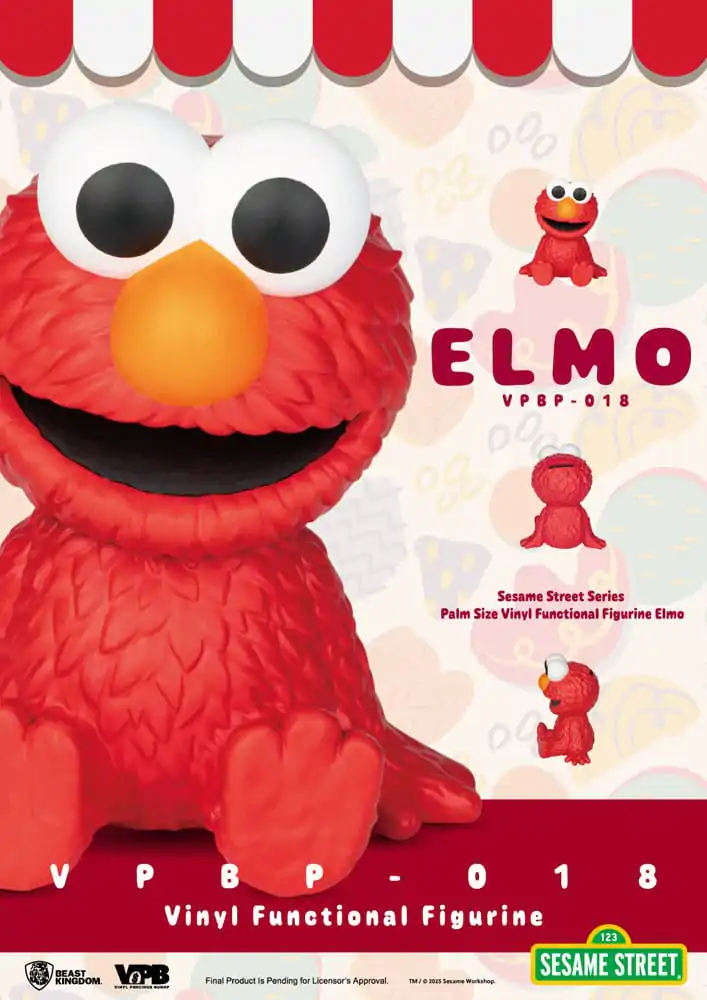 Sesame Street Spardose Vinyl Bank Elmo 12 cm Produktfoto