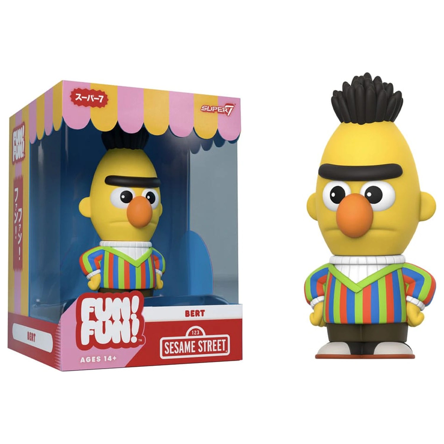 Sesame Street FUN! FUN! Vinyl Figur Welle 02 Bert 13 cm Produktfoto