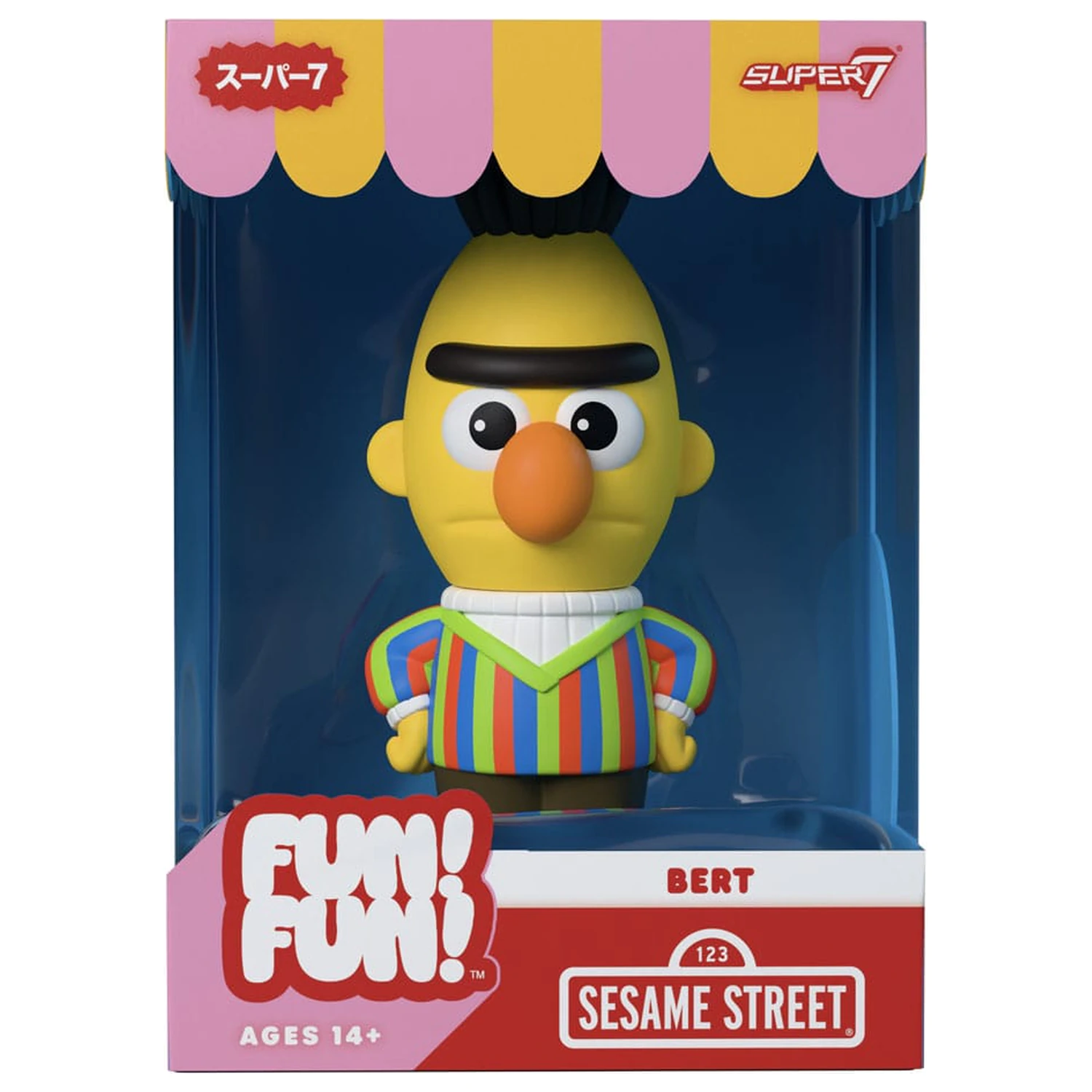 Sesame Street FUN! FUN! Vinyl Figur Welle 02 Bert 13 cm Produktfoto