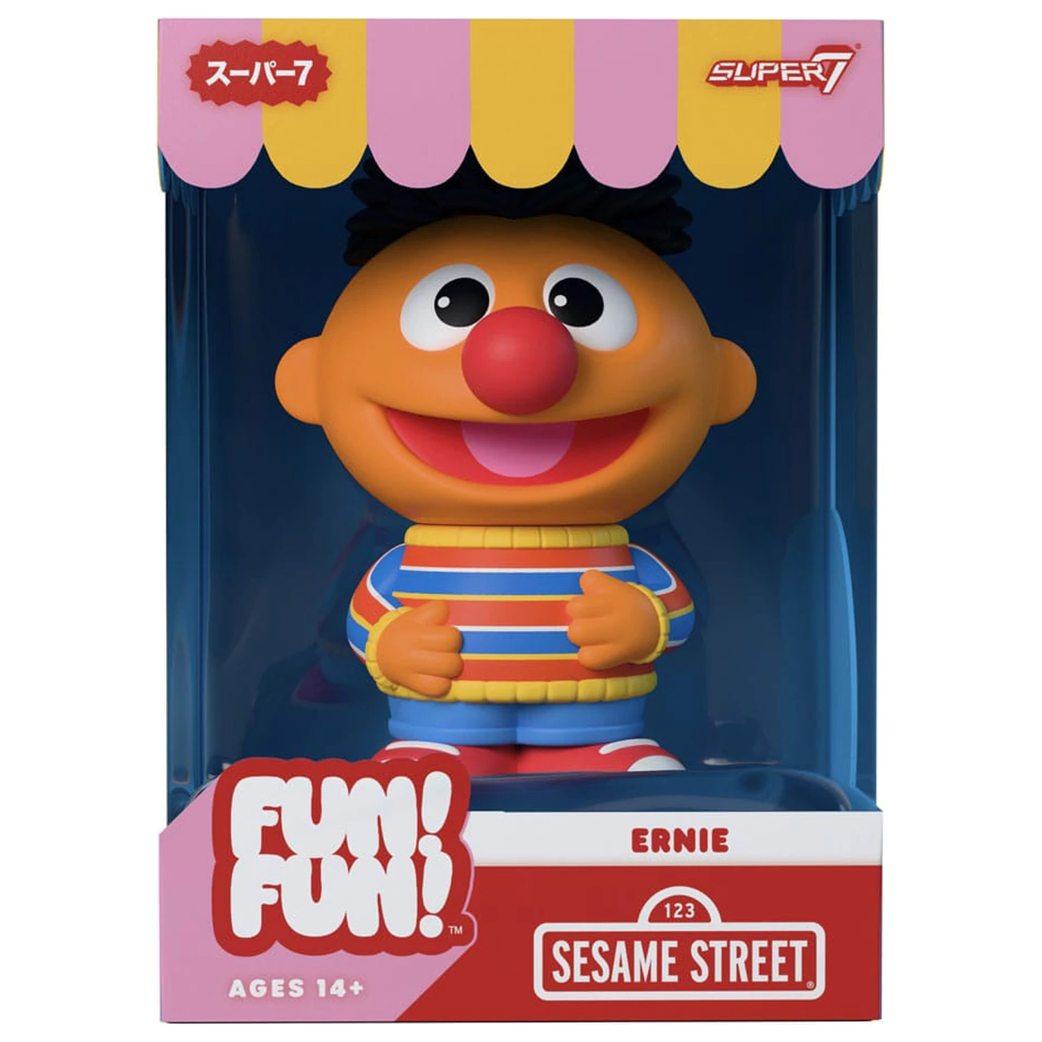 Sesame Street FUN! FUN! Vinyl Figur Welle 02 Ernie 13 cm Produktfoto