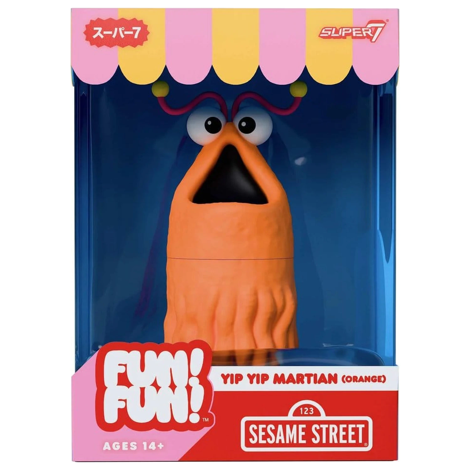 Sesame Street Fun! Fun! Vinyl Figur Yip Yip Martian (Orange) 18 cm Produktfoto