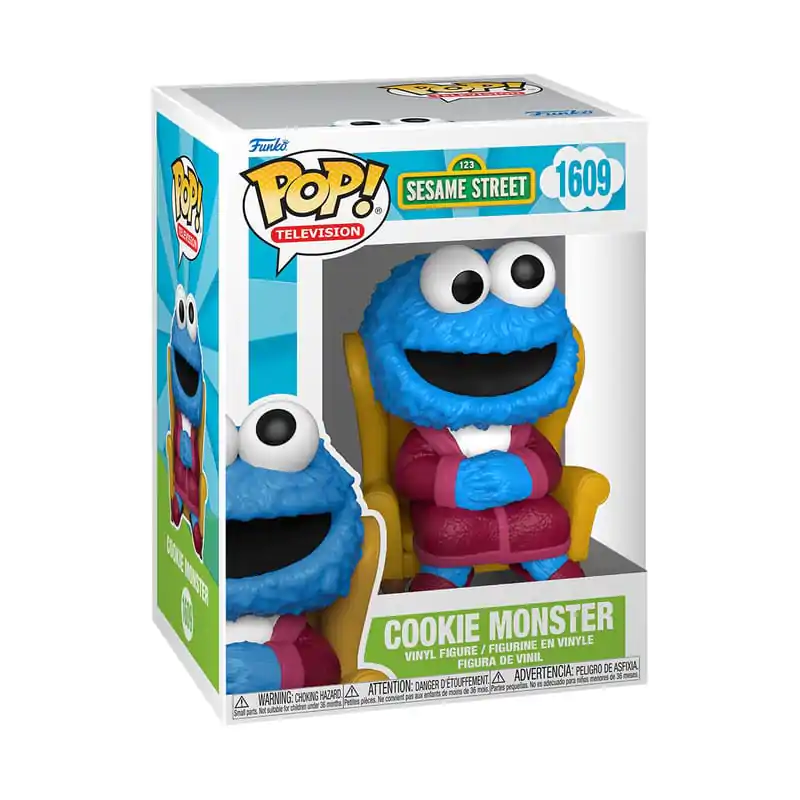 Sesamstraße Funko POP! TV Vinyl Figur Cookie Monster 9 cm termékfotó