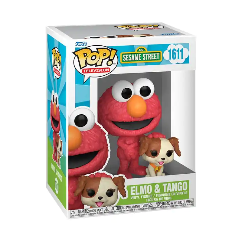 Sesamstraße Funko POP! TV Vinyl Figur Elmo & Tango 9 cm termékfotó