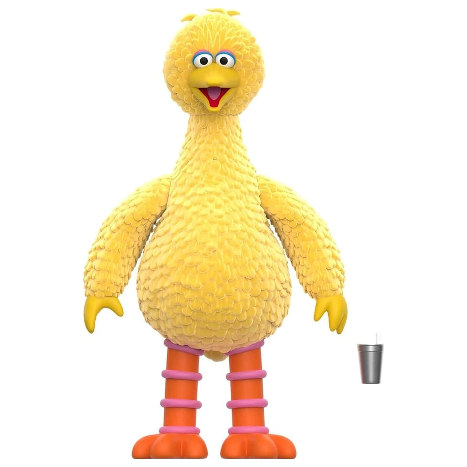 Sesame Street ReAction Action Figur Big Bird (beflockt) Produktfoto