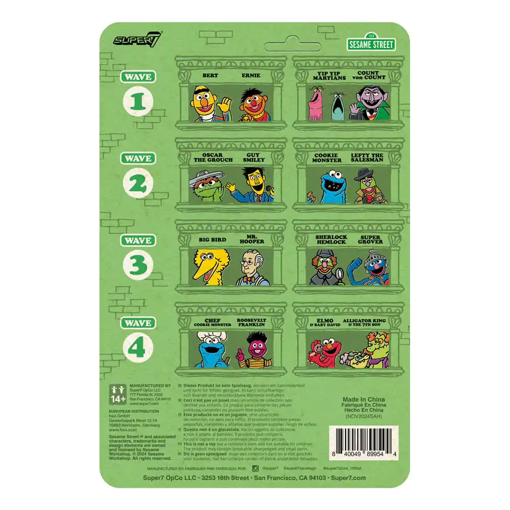 Sesame Street ReAction Action Figur Welle 04 Elmo & Baby David 10 cm Produktfoto