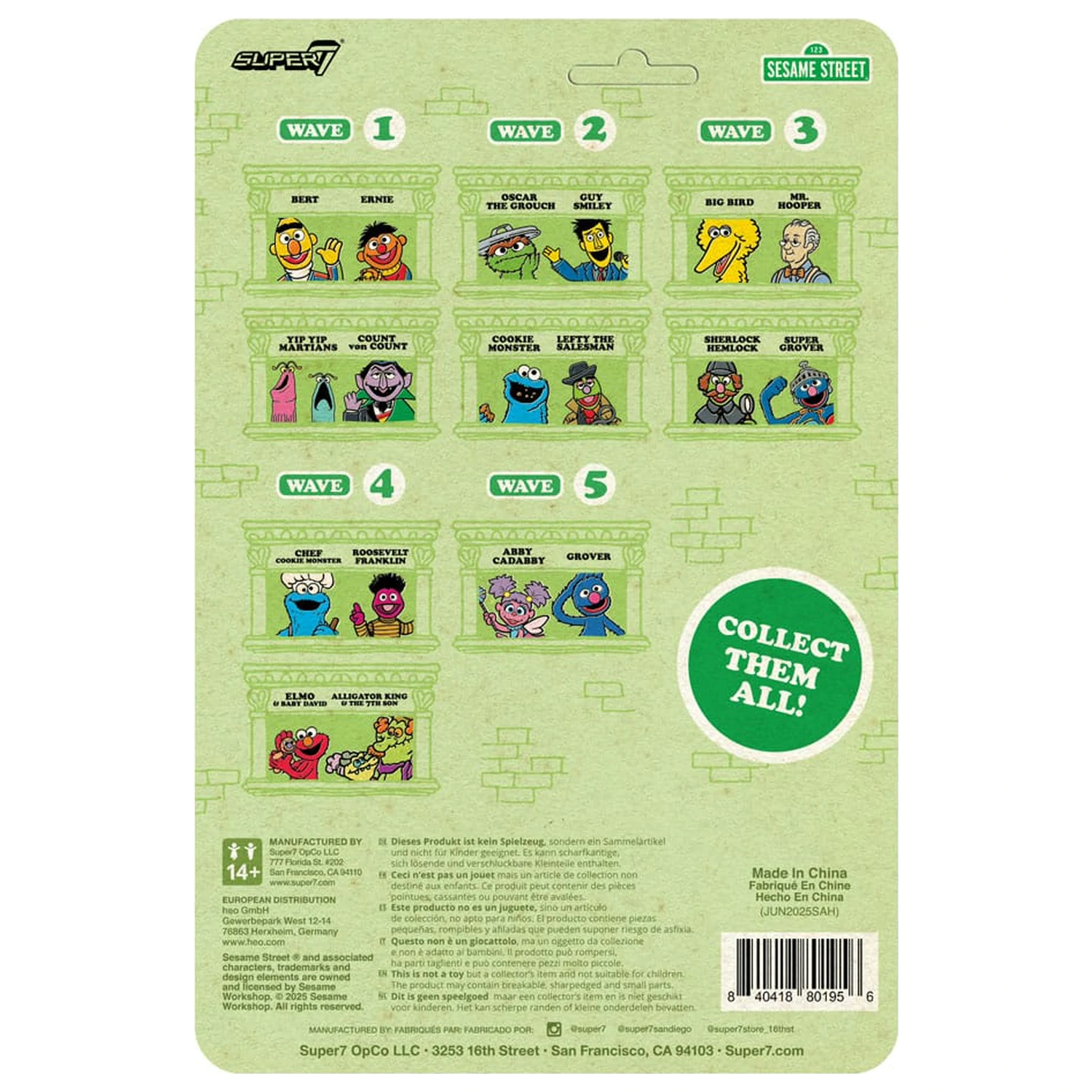 Sesame Street ReAction Actionfigur Wave 05 Abby Cadabby 10 cm Produktfoto