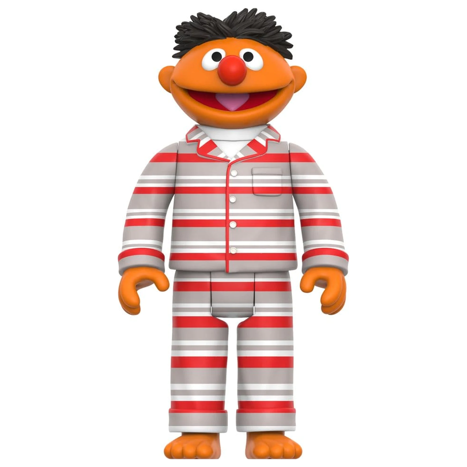 Sesame Street ReAction Actionfigur Wave 06 Ernie (PJs) 10 cm Produktfoto