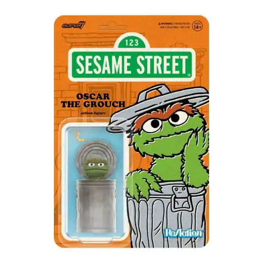 Sesamstraße ReAction Actionfigur Wave 02 Oscar 10 cm termékfotó