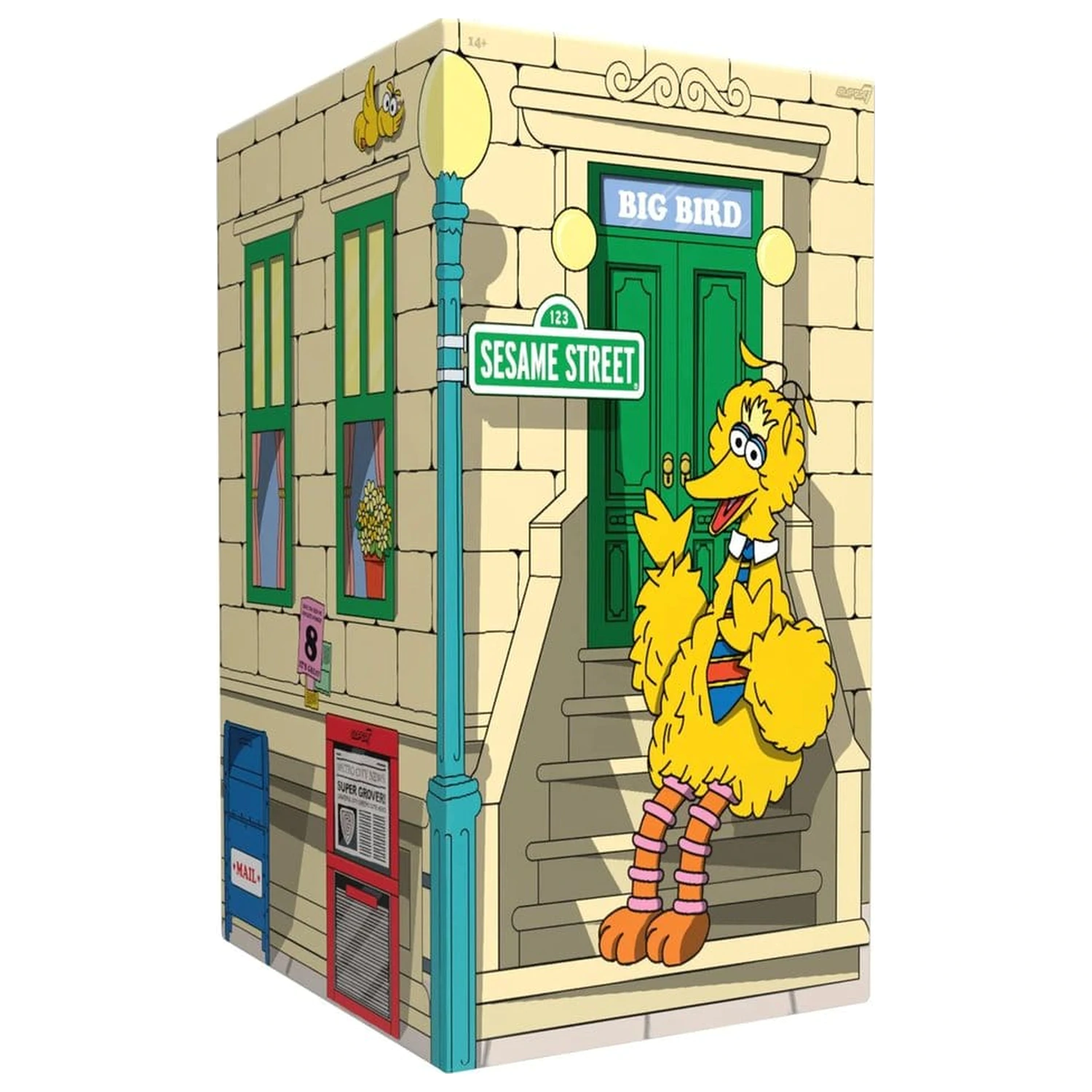 Sesame Street Supersize Vinyl Figur Big Bird 41 cm Produktfoto