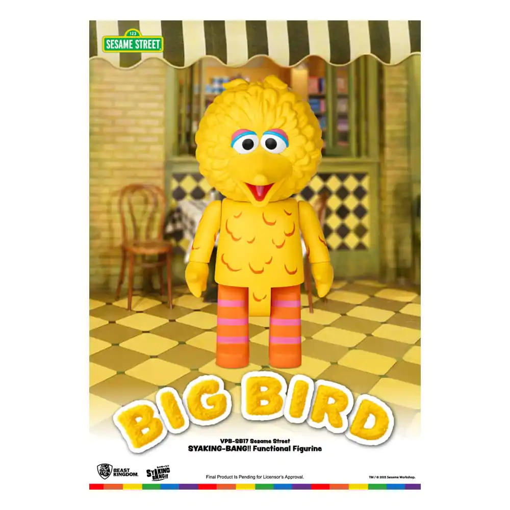 Sesame Street Syaking Bang Series PVC Sparbüchse Big Bird 49 cm Produktfoto