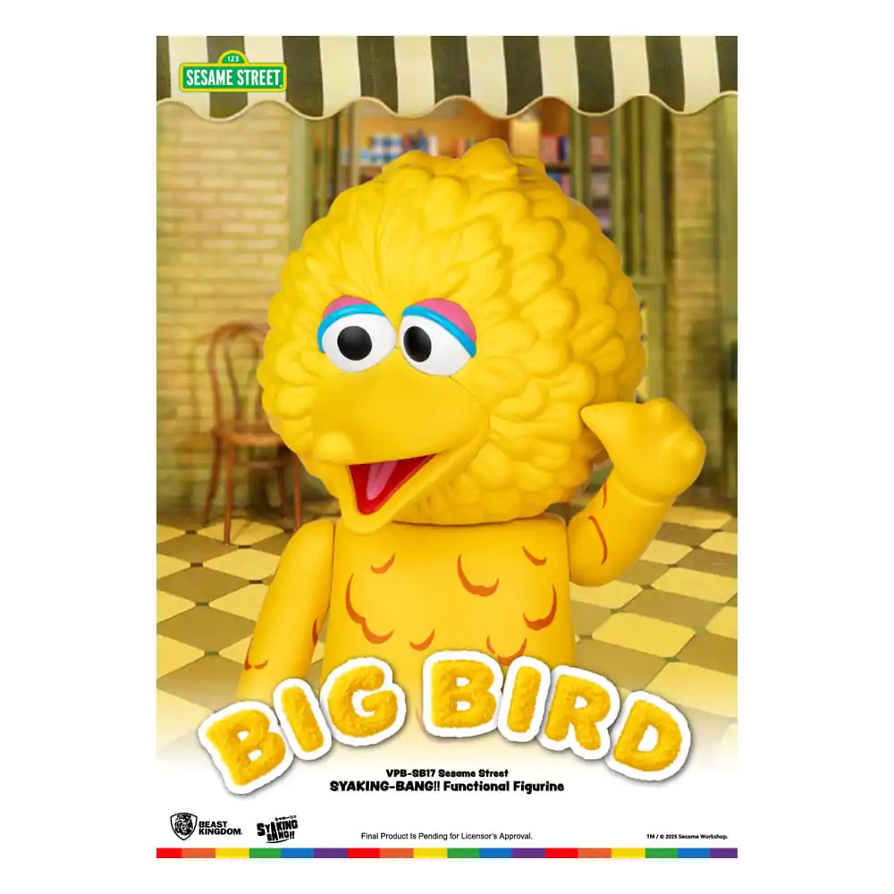 Sesame Street Syaking Bang Series PVC Sparbüchse Big Bird 49 cm Produktfoto