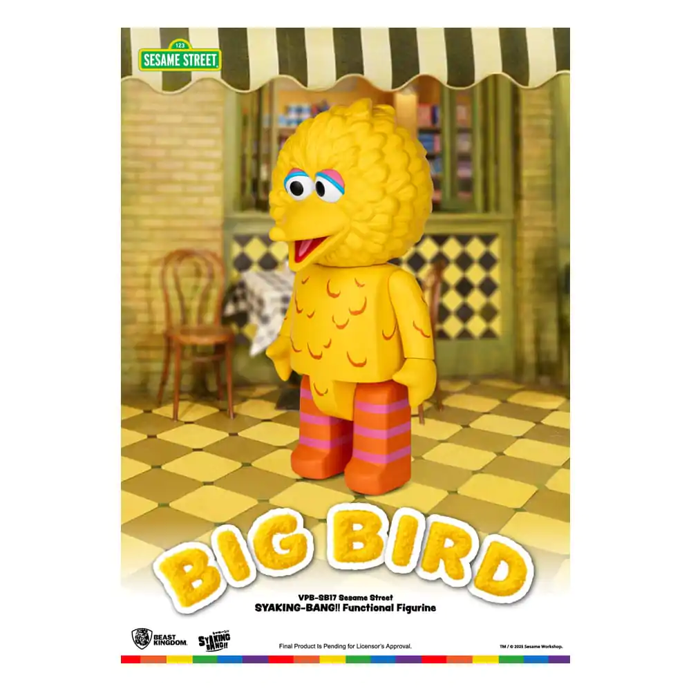 Sesame Street Syaking Bang Series PVC Sparbüchse Big Bird 49 cm Produktfoto