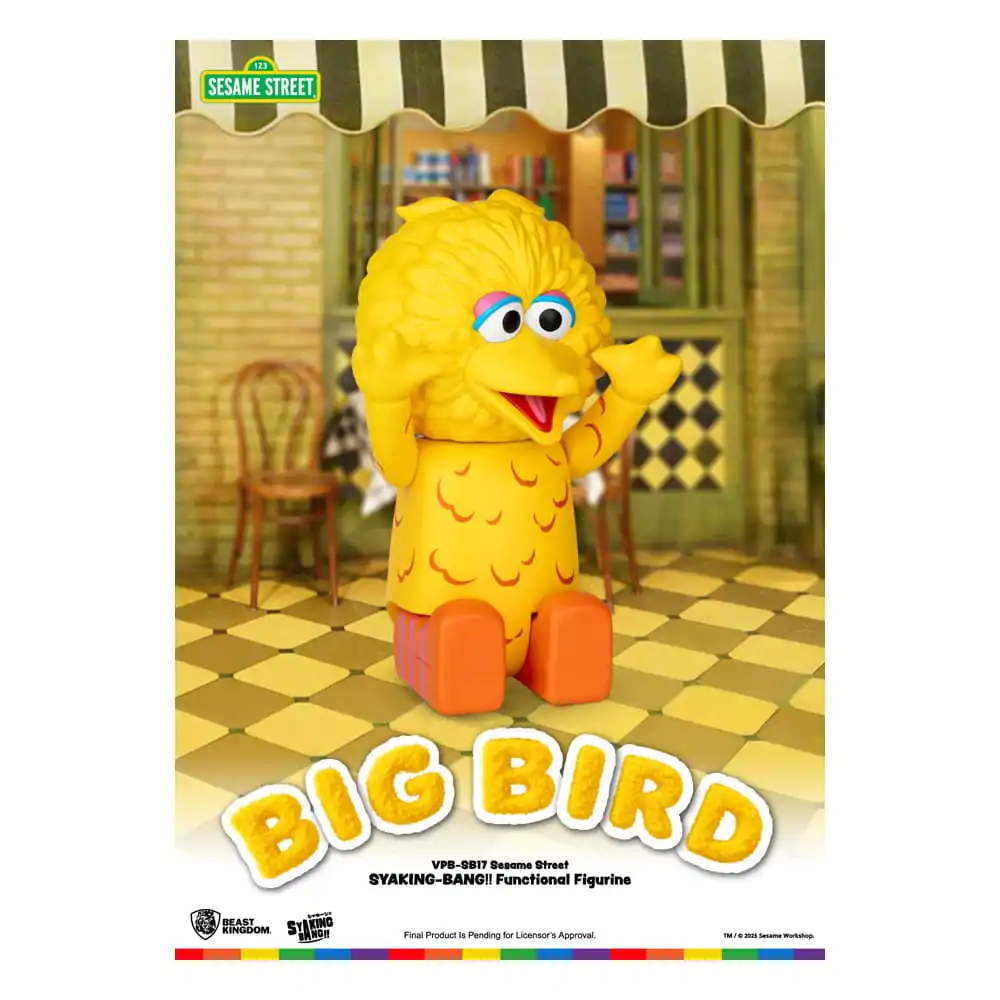 Sesame Street Syaking Bang Series PVC Sparbüchse Big Bird 49 cm Produktfoto