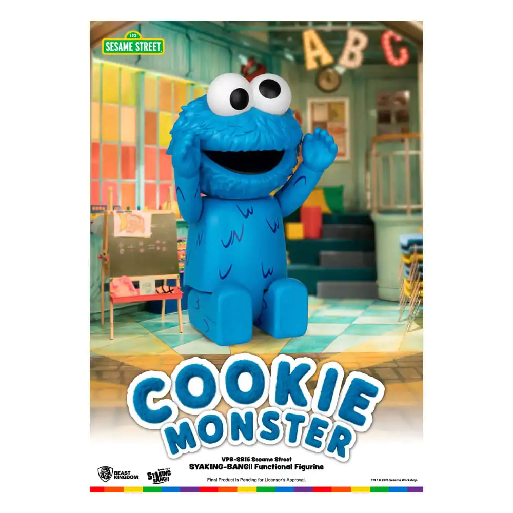 Sesame Street Syaking Bang Series PVC Spardose Cookie Monster 47 cm Produktfoto