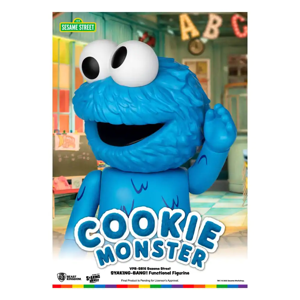 Sesame Street Syaking Bang Series PVC Spardose Cookie Monster 47 cm Produktfoto